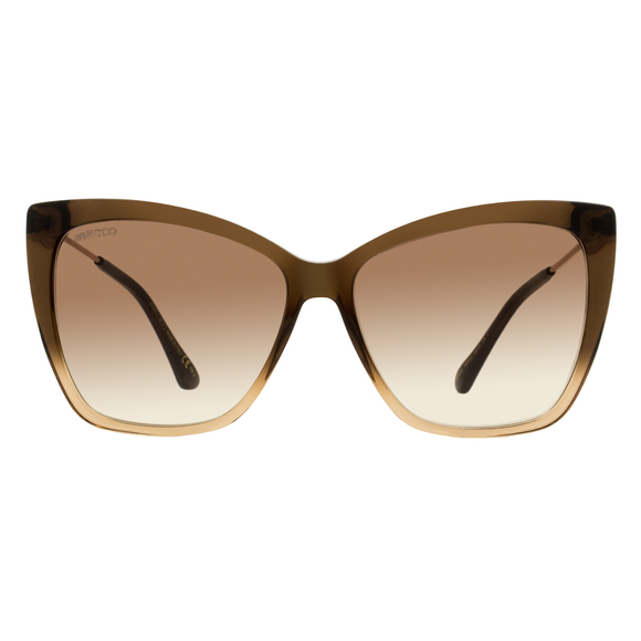 Jimmy Choo Butterfly Sunglasses Seba 0MYHA Brown-Beige/Copper 58mm - Picture 2 of 2